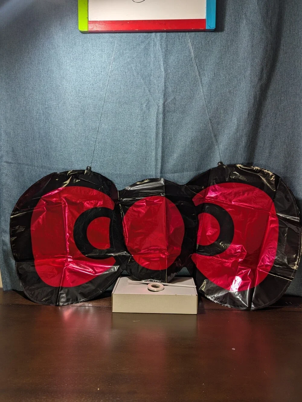 Set of 6 Giant Red Bow Foil Balloons | 34